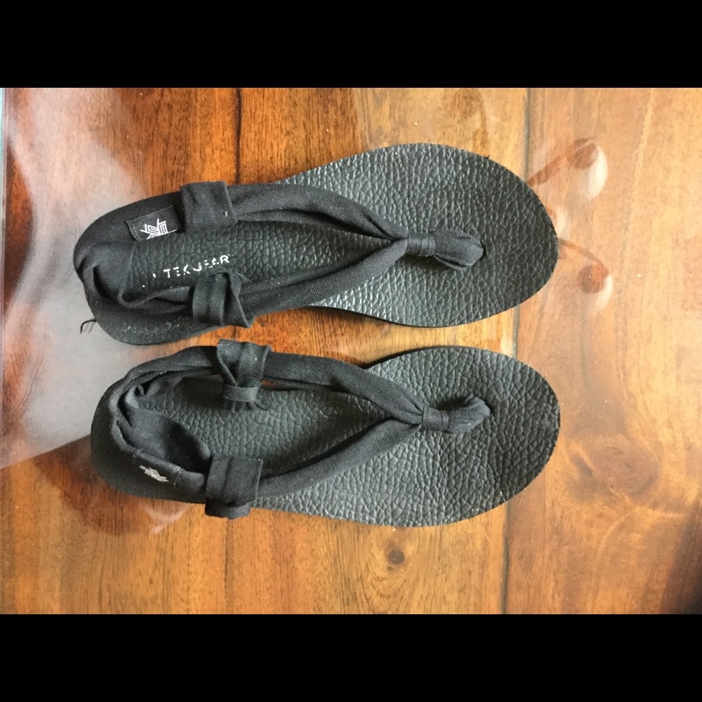 Tek Gear Black Sandals